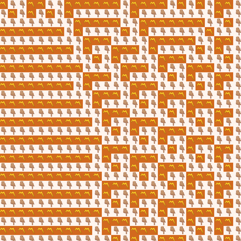 Elementary Cellular Emoji Automata #326