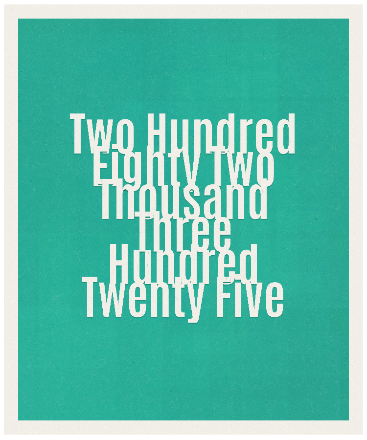 Count #282325