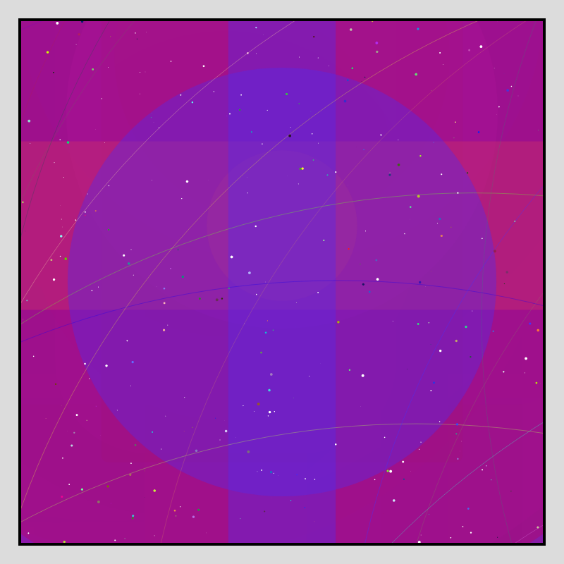 Color Field Starry B #98