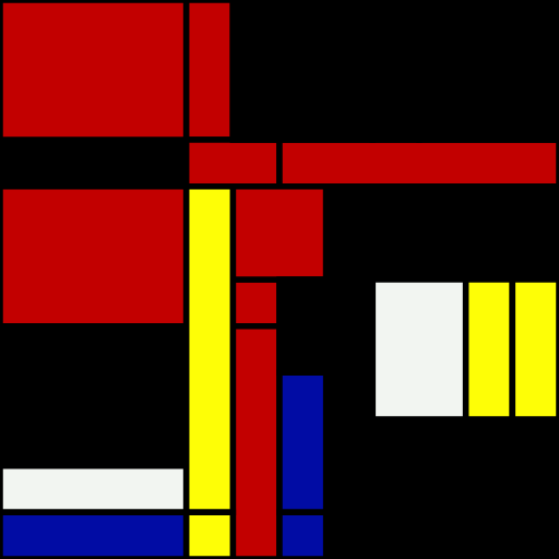 Mondrian Ticket  #15