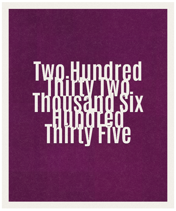 Count #232635