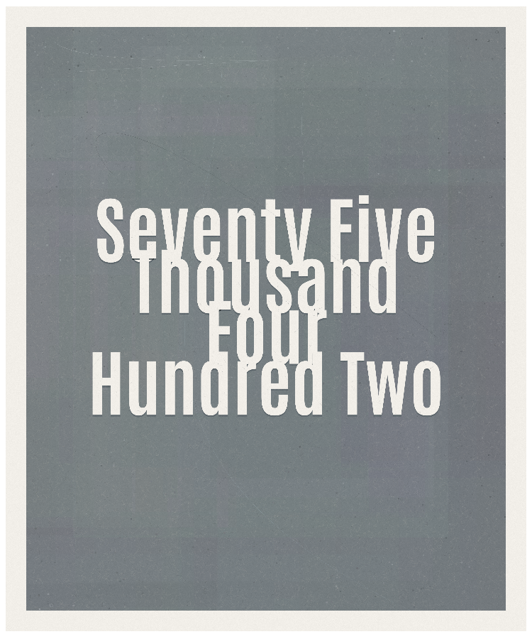 Count #75402