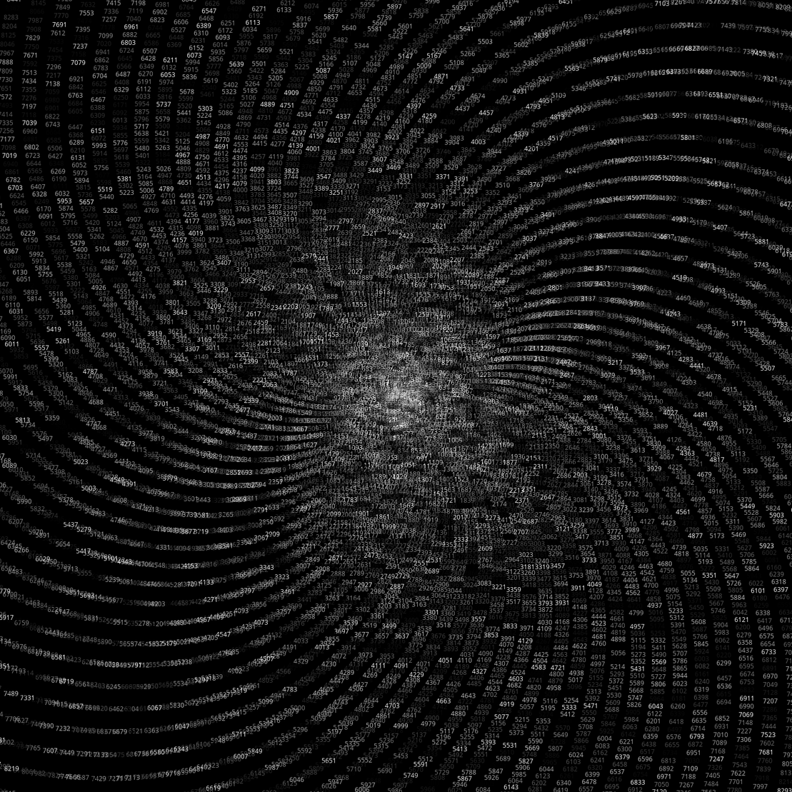 Polar Plot of Numbers #351