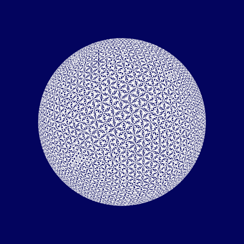 Digital Gothic: Spherical Tessellation #22