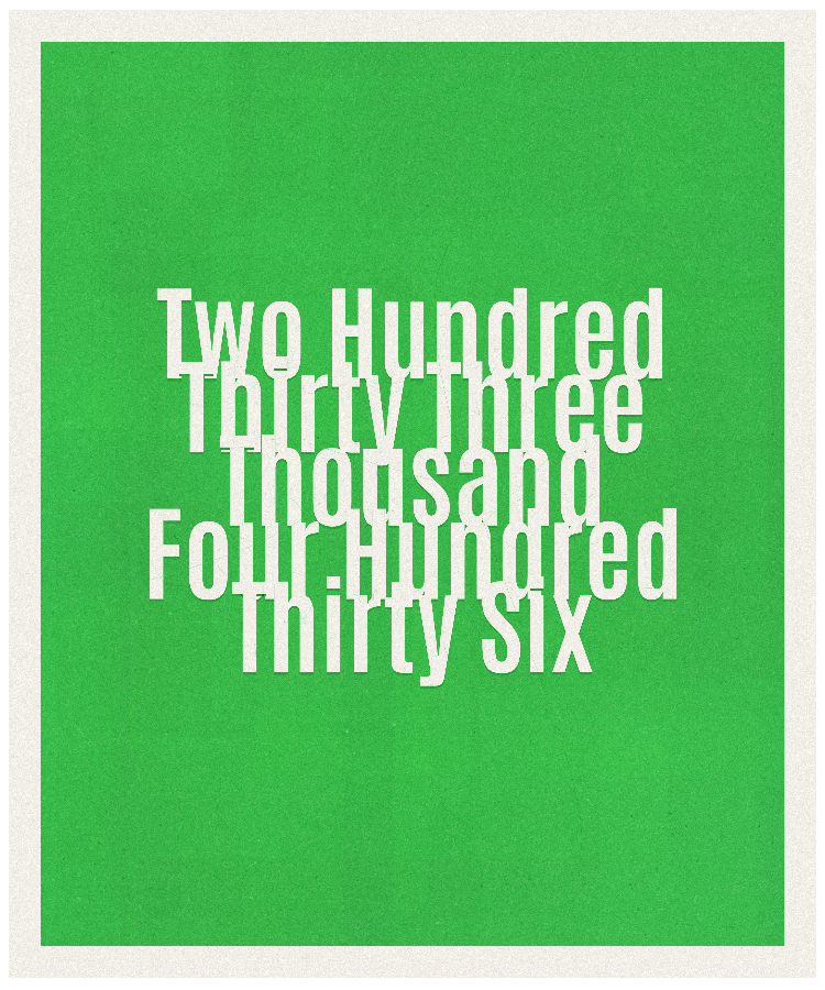 Count #233436