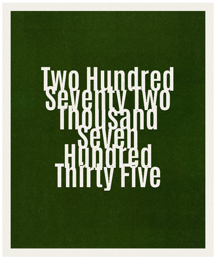 Count #272735