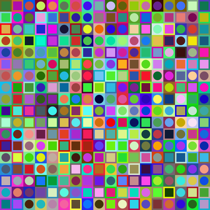 Square Dot Composition #9