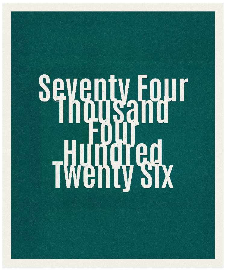 Count #74426