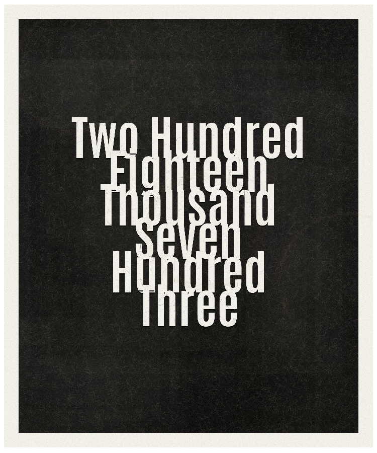 Count #218703