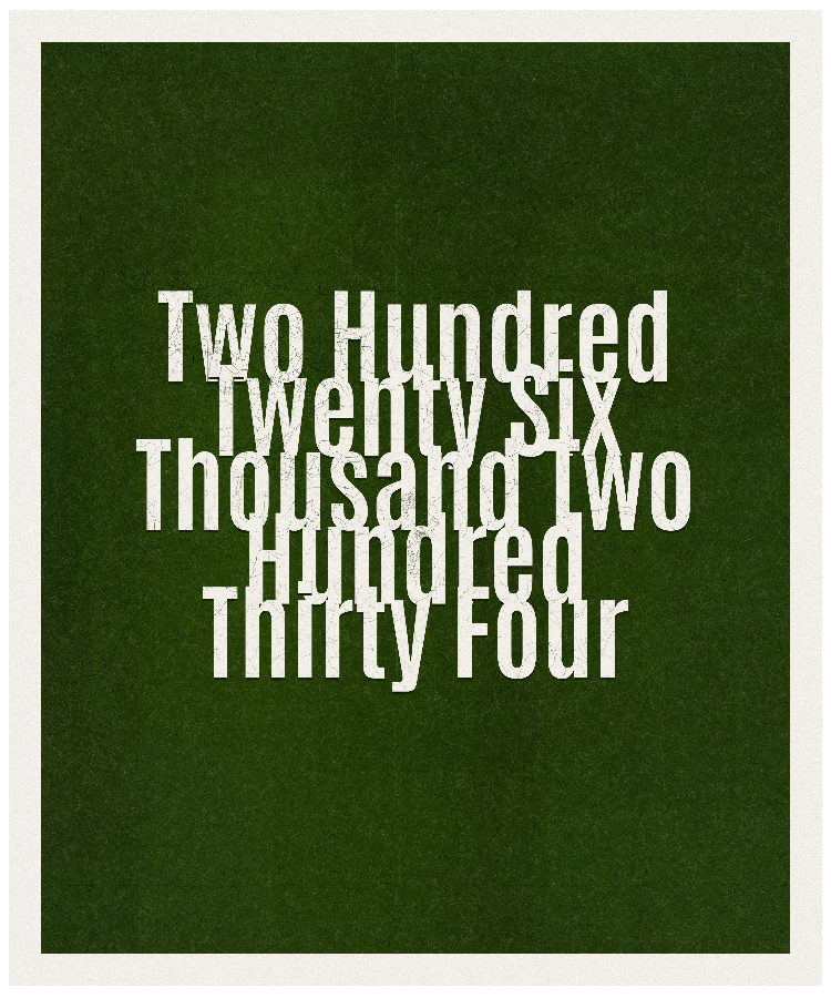 Count #226234