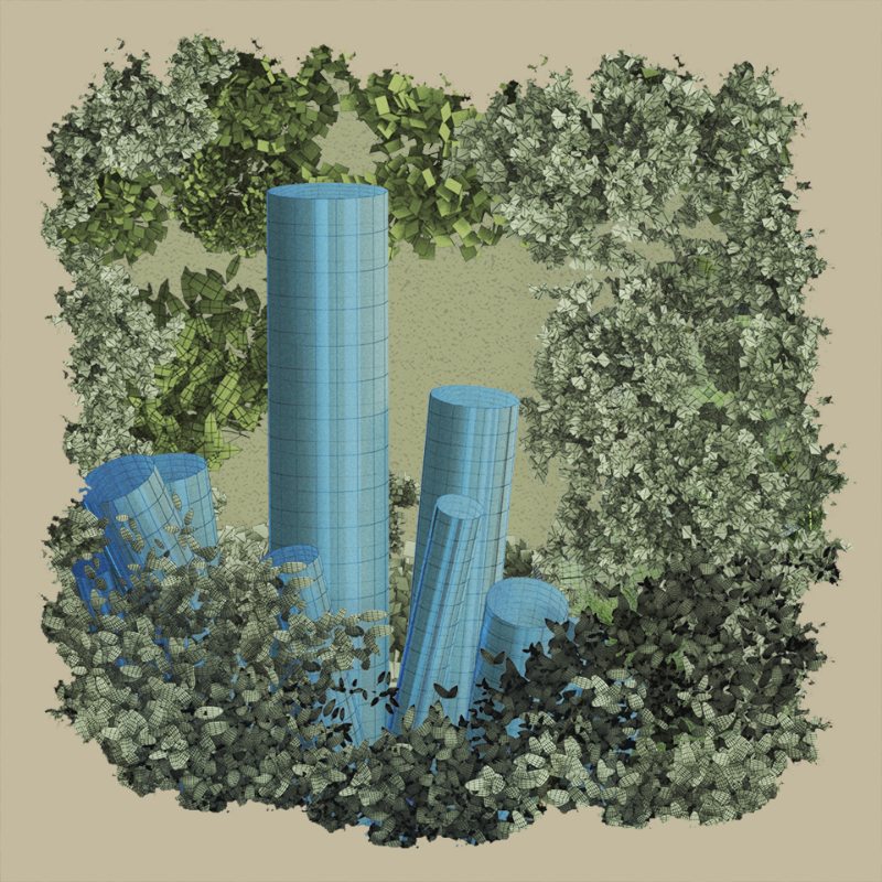 Geo-forest #3dart #13