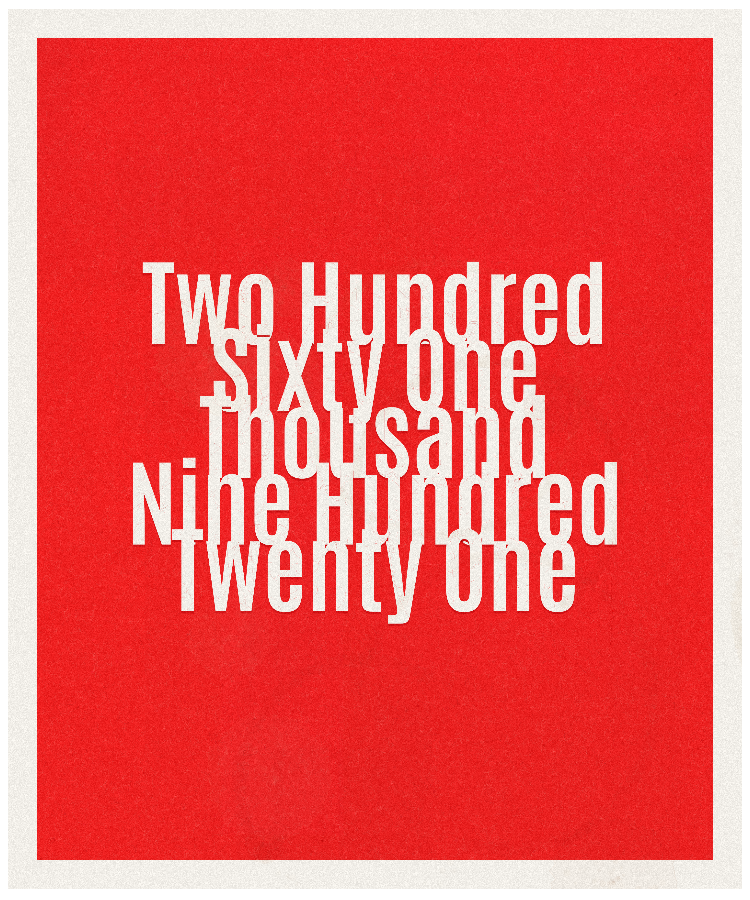 Count #261921