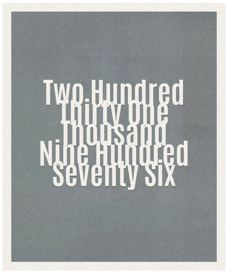 Count #231976