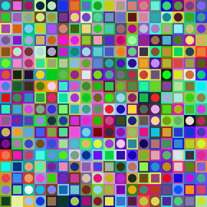 Square Dot Composition #77