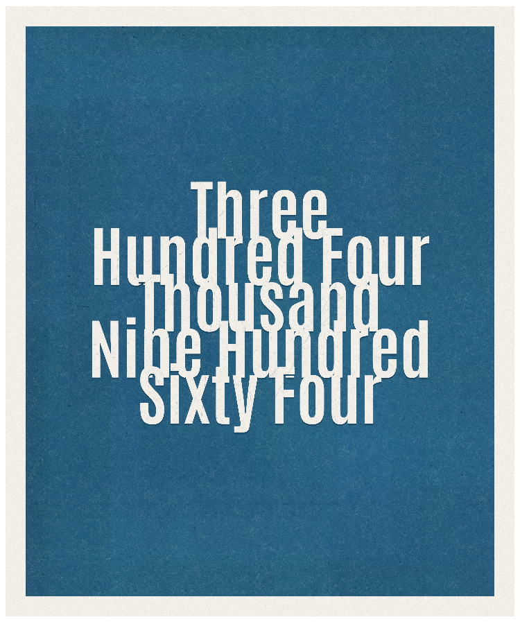 Count #304964