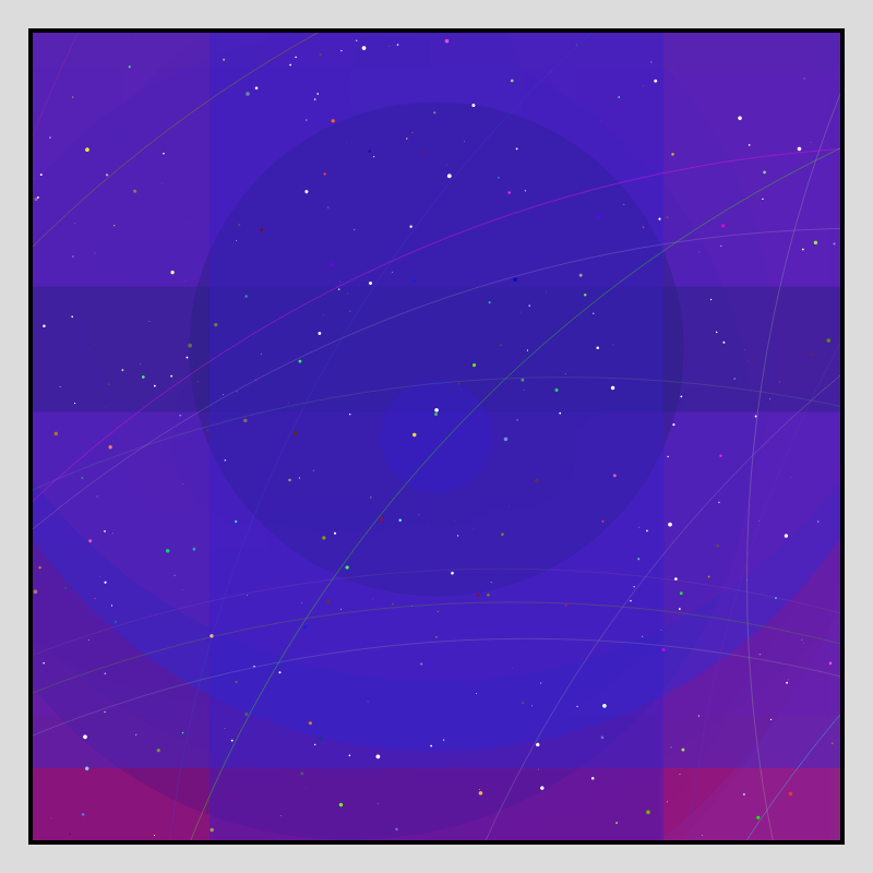 Color Field Starry B #227