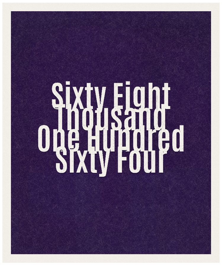 Count #68164