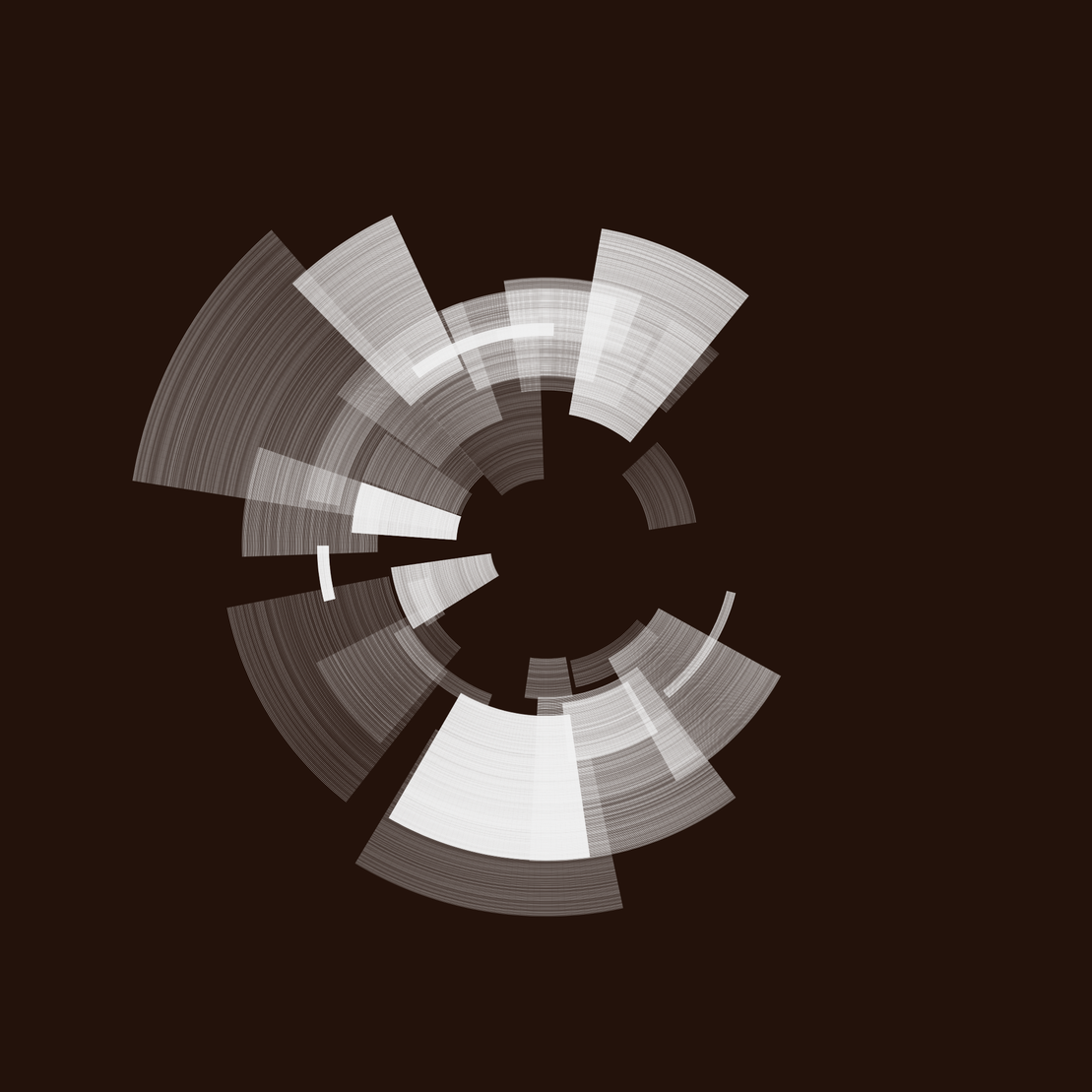 Hashed Arcs #55