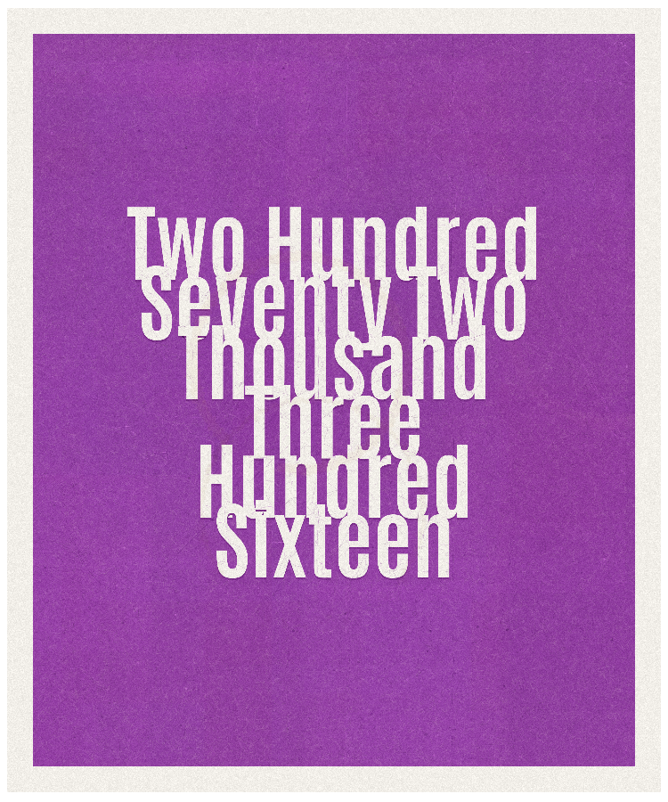Count #272316