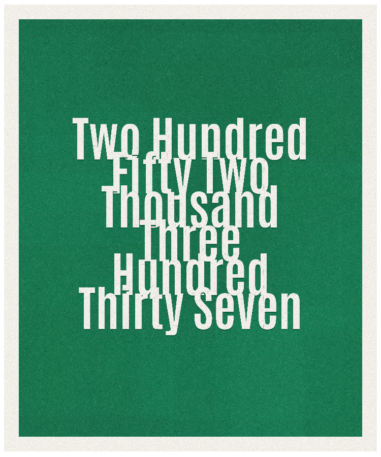 Count #252337
