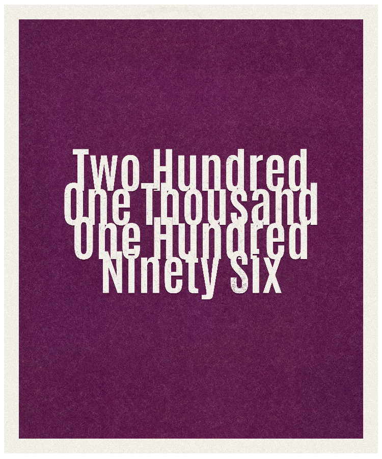 Count #201196