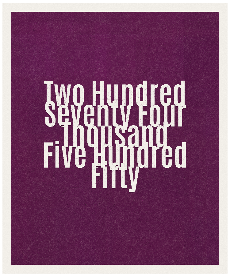 Count #274550