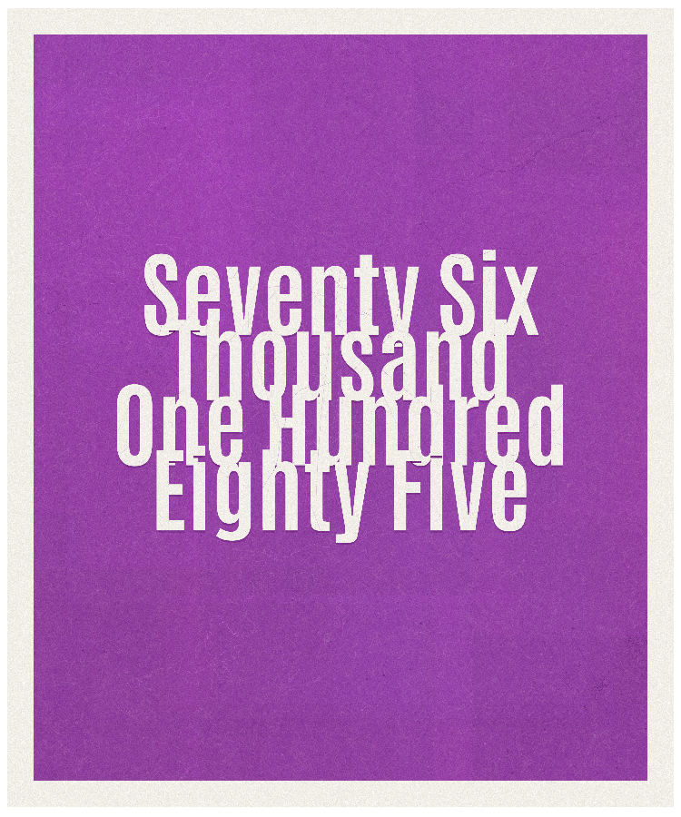 Count #76185