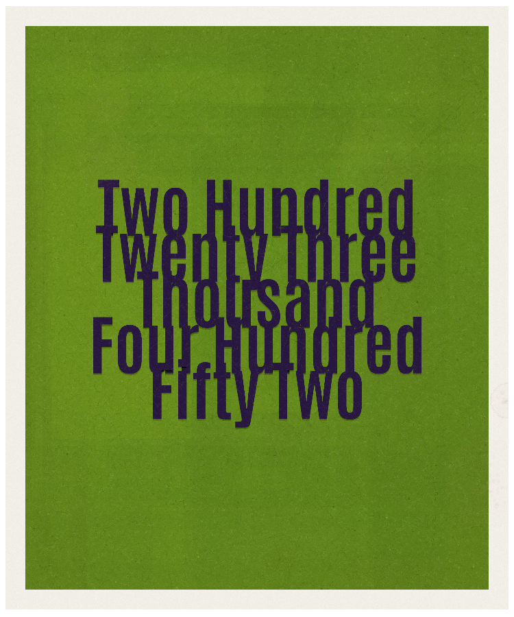 Count #223452