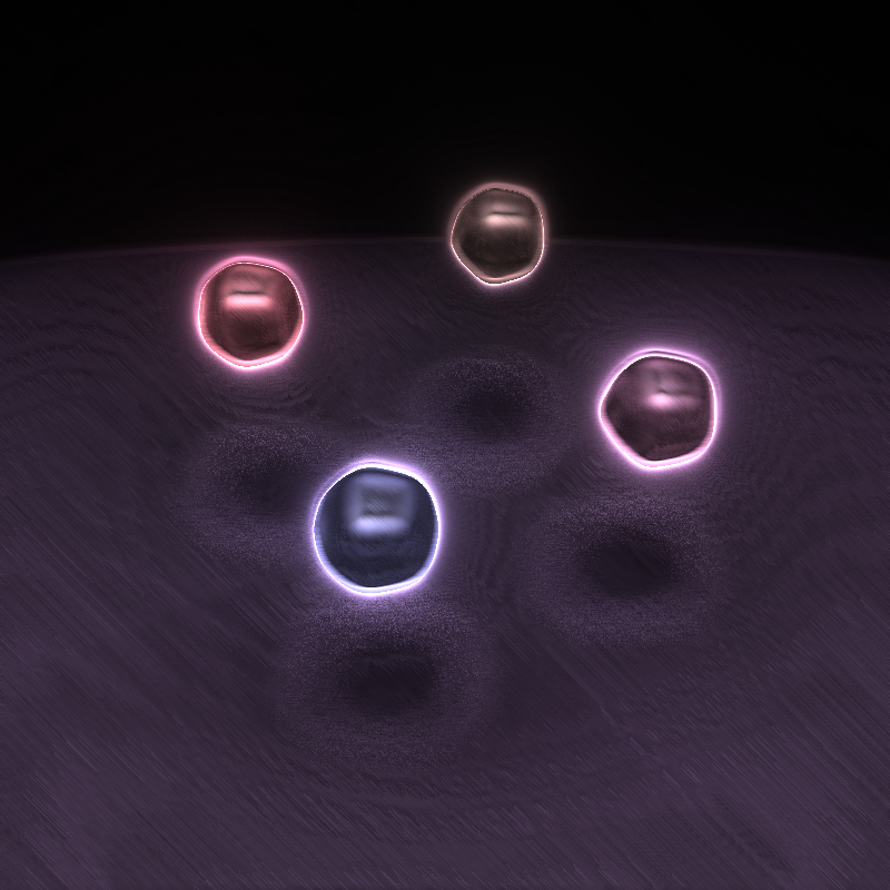 Audioreactive Shiny Spheres #1