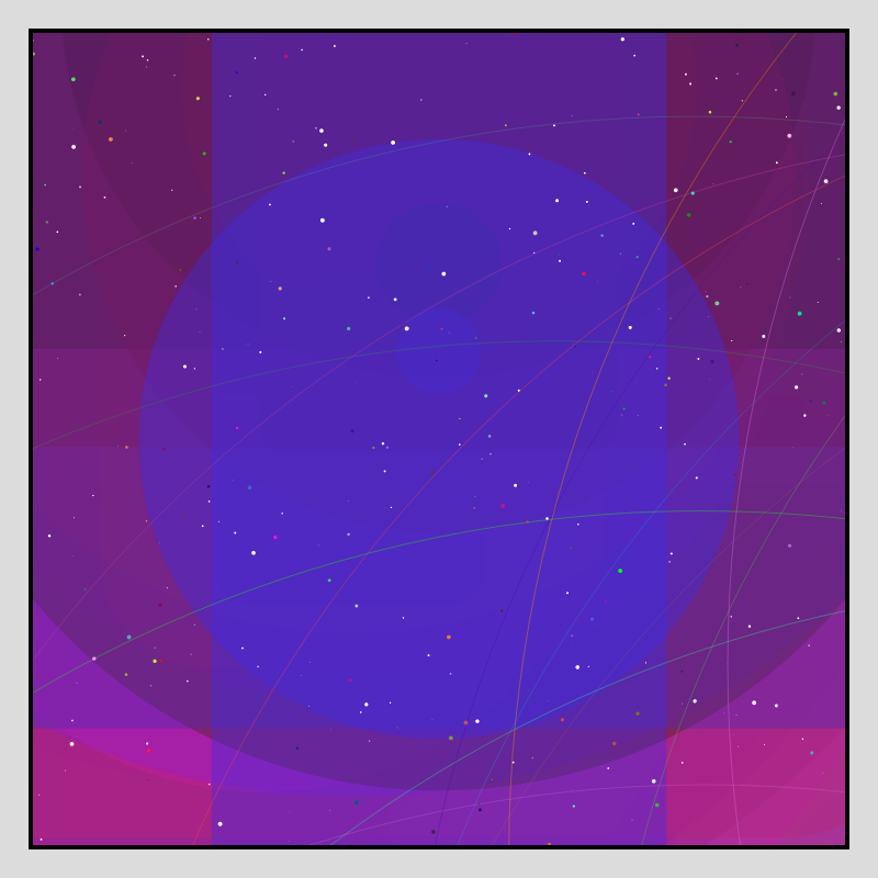 Color Field Starry B #133