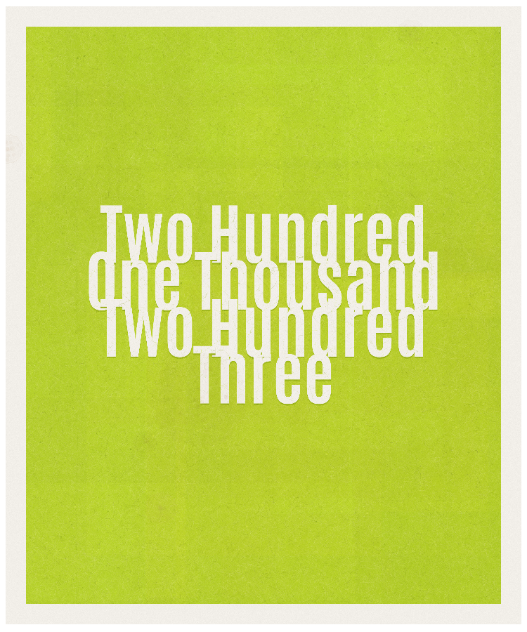 Count #201203