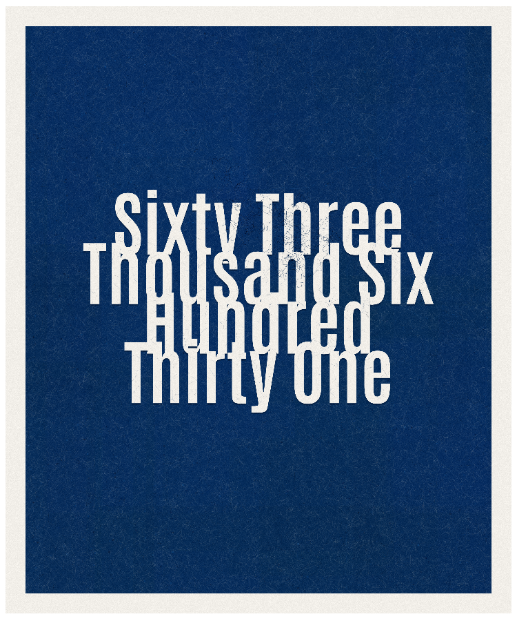 Count #63631
