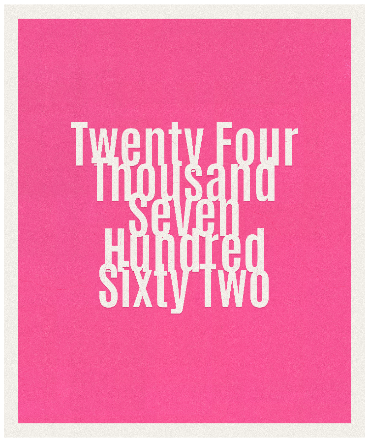 Count #24762