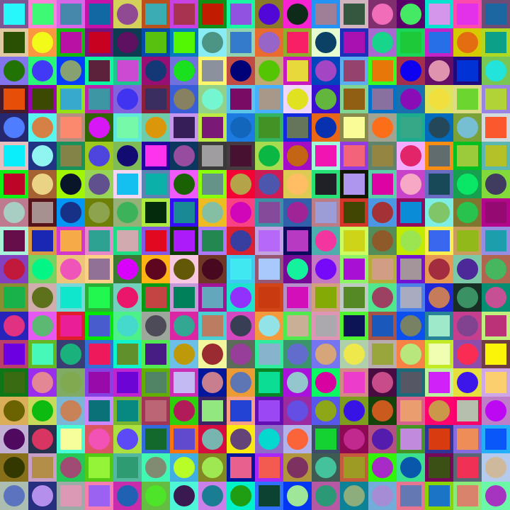 Square Dot Composition #283