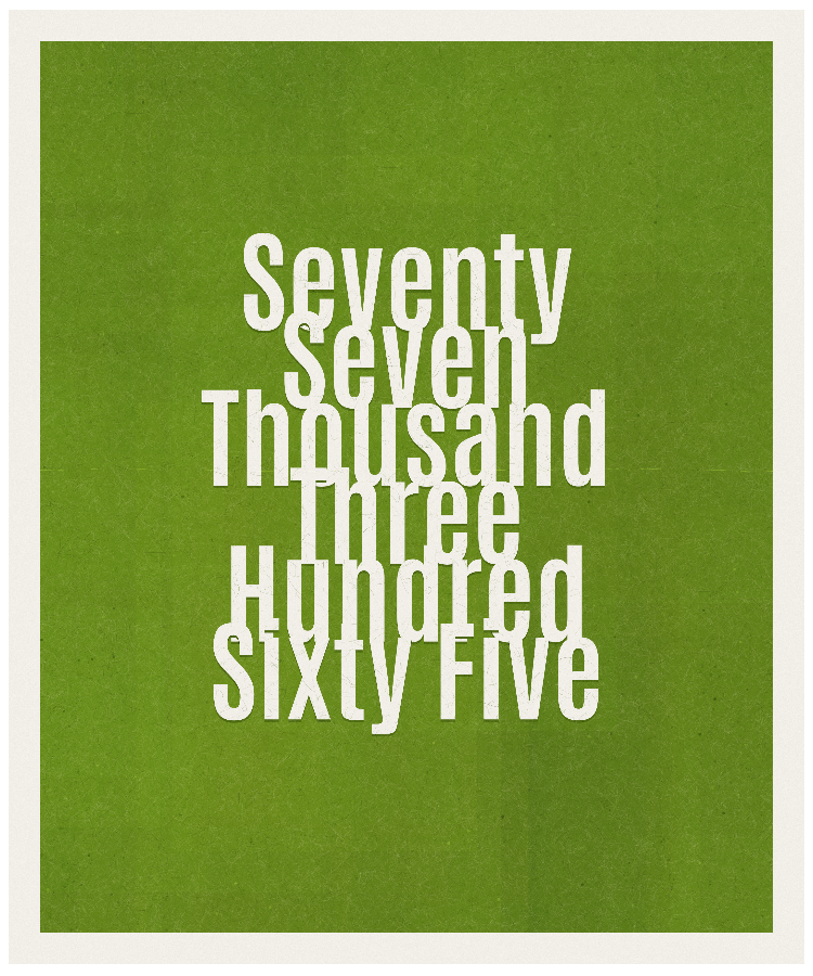 Count #77365