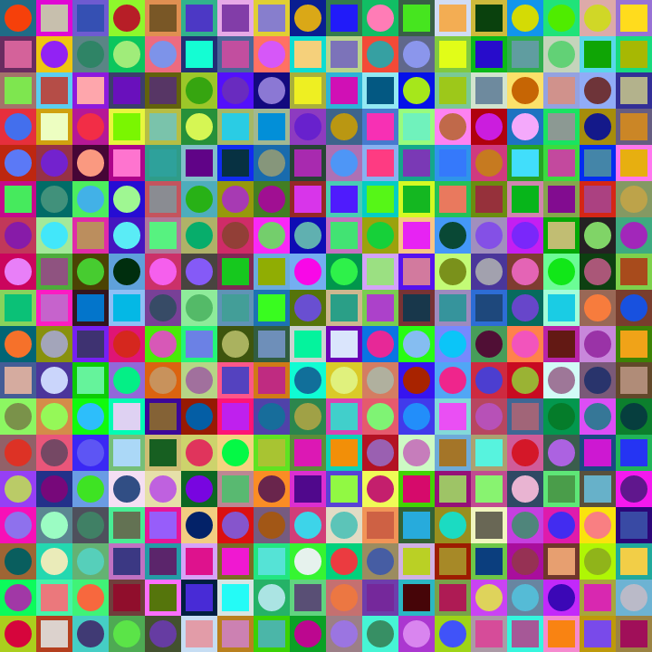 Square Dot Composition #5