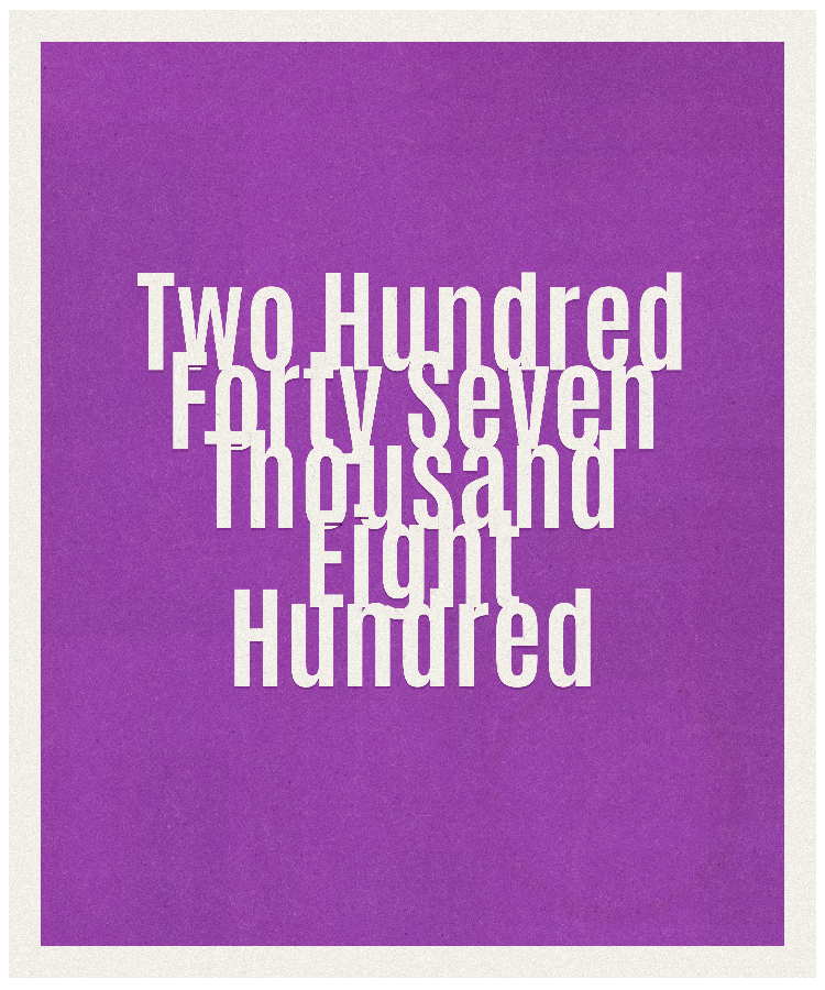 Count #247800