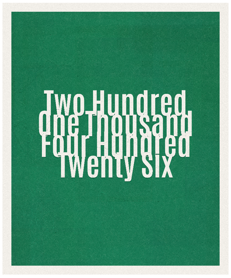 Count #201426