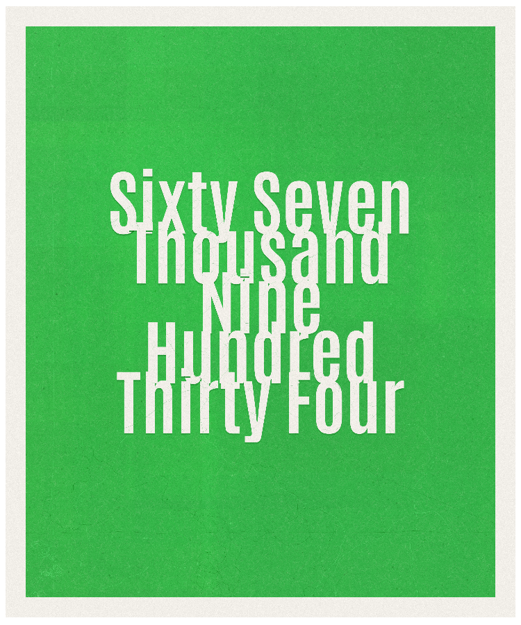Count #67934