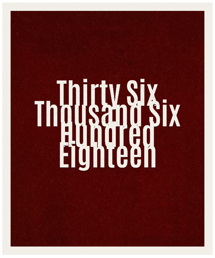 Count #36618