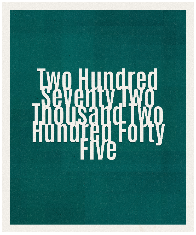 Count #272245