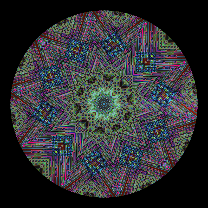 Binary kaleidoscope #50