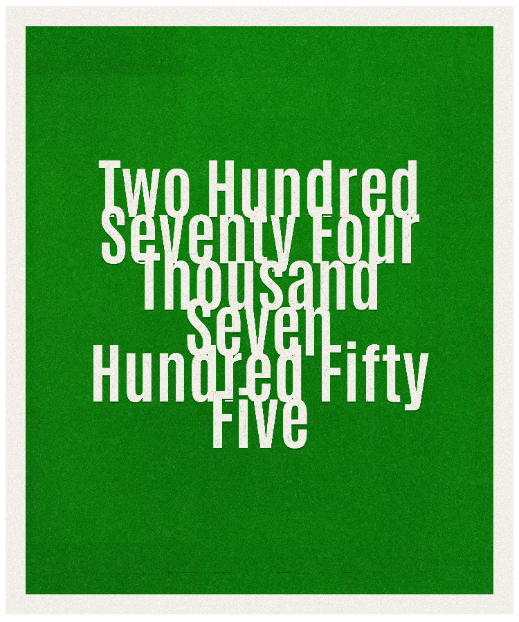 Count #274755
