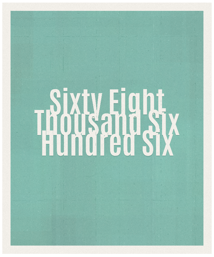 Count #68606