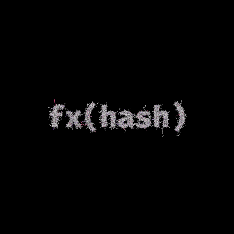 FXHASH Generative Logo #197