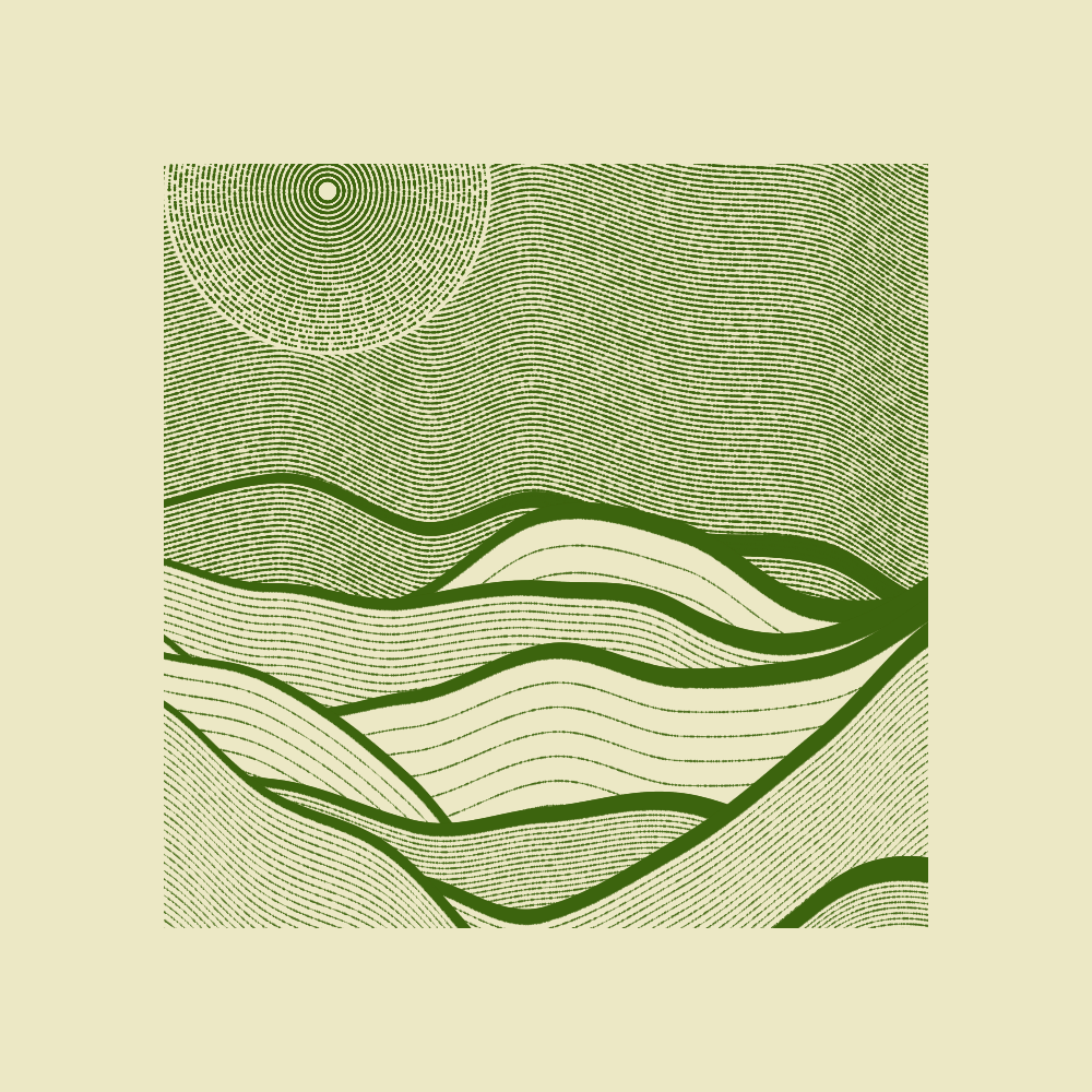 One color sketch #34