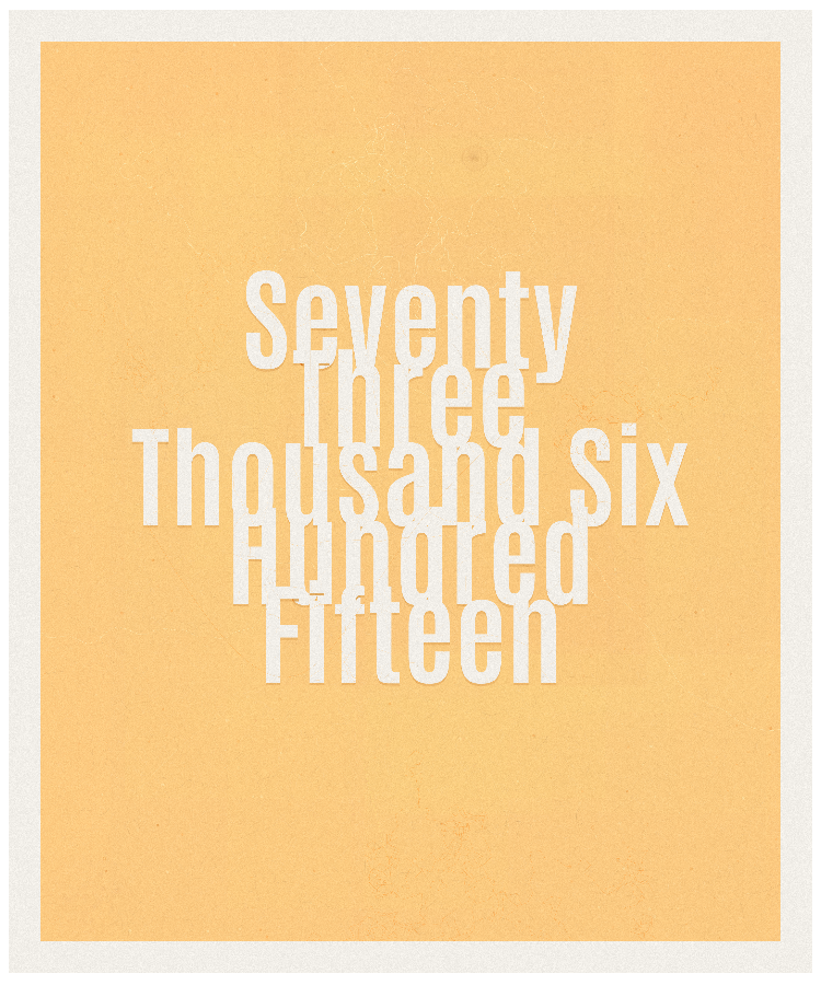 Count #73615