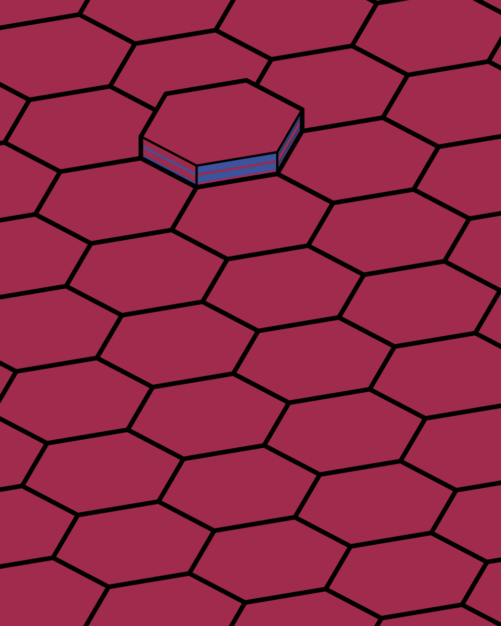 Hexagones Landscape #355