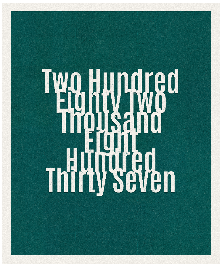 Count #282837