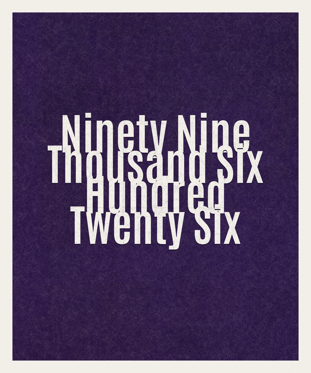 Count #99626